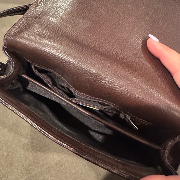 DESMO made in Italy genuine leather shoulder bag - Picture 4 of 6